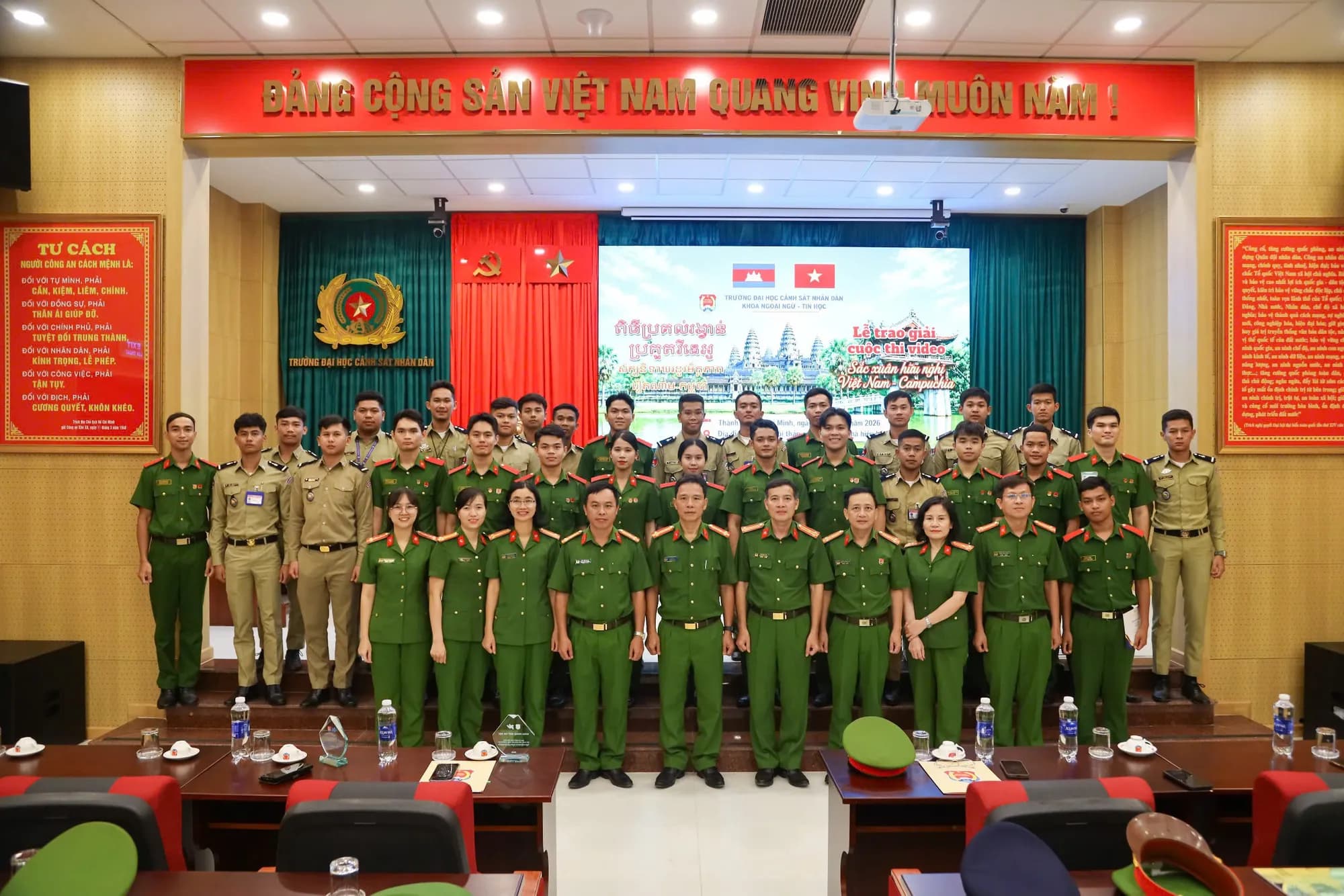 “Bồi dưỡng tiếng Việt mỗi ngày” cho học viên Bộ nội vụ Vương quốc Campuchia