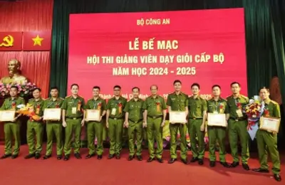 Trường Đại học CSND giành giải Ba toàn đoàn Hội thi Giảng viên dạy giỏi cấp Bộ năm học 2024 – 2025