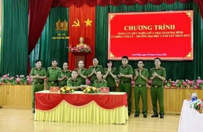 Khoa Tâm Lý giao lưu kết nghĩa với Trại Giam Đại Bình – Cục C10