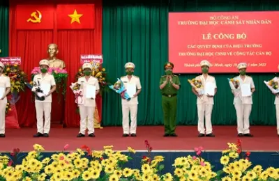 Công bố các Quyết định về công tác cán bộ