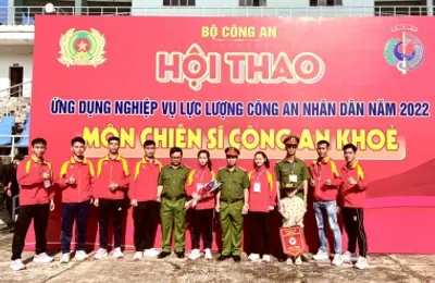Gần 2.400 vận động viên tham gia Hội thao ứng dụng nghiệp vụ CAND năm 2022
