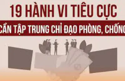 Tập trung phòng, chống 19 hành vi tiêu cực