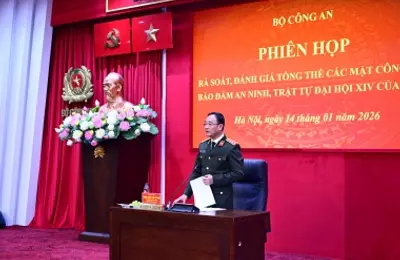 Rà soát, đánh giá tổng thể các mặt công tác bảo đảm an ninh, trật tự Đại hội XIV của Đảng