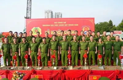Trường Đại học CSND khởi công xây dựng công trình Khu nhà hiệu bộ