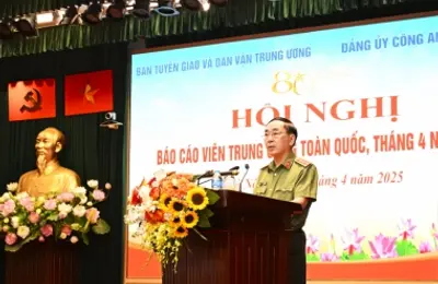 Hội nghị Báo cáo viên Trung ương toàn quốc tháng 4/2025
