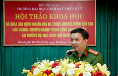 Hội thảo về xây dựng chuẩn đầu ra thuộc chương trình đào tạo các ngành, chuyên ngành trong CAND 