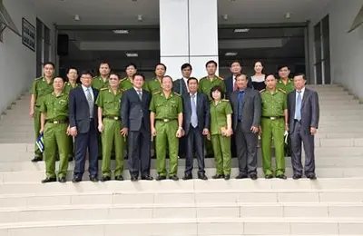 Trường Đại học CSND tiếp đoàn đại biểu  Bộ Nội vụ Vương quốc Campuchia