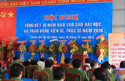 Đào tạo cán bộ có trình độ sau đại học của Trường Đại học CSND cho Tổng cục cảnh sát THAHS và HTTP -