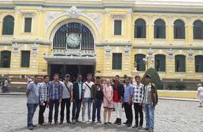 Tổ chức tham quan thực tế cho học viên Campuchia