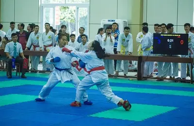 Sôi động cùng Giải đấu Karatedo