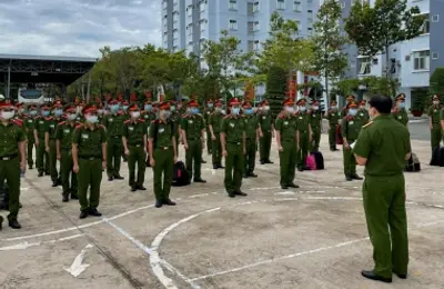 Gần 200 Sinh viên Đại học CSND phục vụ đảm bảo ANTT bầu cử