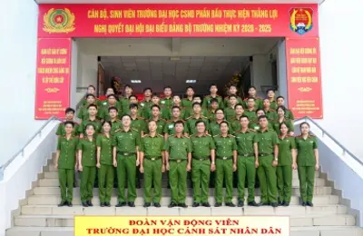 Cùng vận động viên Trường Đại học CSND hướng đến Đại hội khỏe "Vì An ninh Tổ quốc" lần thứ IX