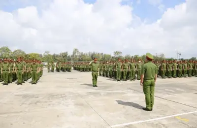 Bộ tư lệnh CSCĐ kiểm tra, hướng dẫn nghiệp vụ cho Trung đoàn dự bị chiến đấu Trường Đại học CSND