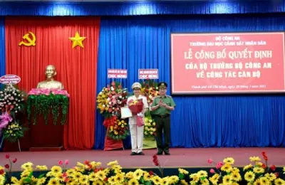 Điều động, bổ nhiệm Thiếu tướng, PGS, TS. Trần Thành Hưng giữ chức vụ Hiệu trưởng Trường ĐH CSND