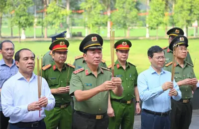 Đảng ủy Công an Trung ương, Bộ Công an dâng hương tại Khu di tích lịch sử Nha Công an Trung ương