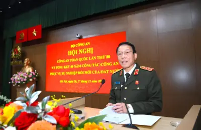 Toàn lực lượng Công an nhân dân đoàn kết thống nhất, chung sức đồng lòng, nỗ lực phấn đấu hoàn thành tốt nhiệm vụ công tác năm 2025