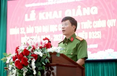Khai giảng khóa D32S đào tạo Đại học CSND hệ chính quy