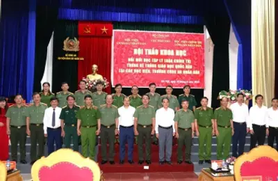 Đổi mới học tập lý luận chính trị trong hệ thống giáo dục quốc dân tại các học viện, trường CAND