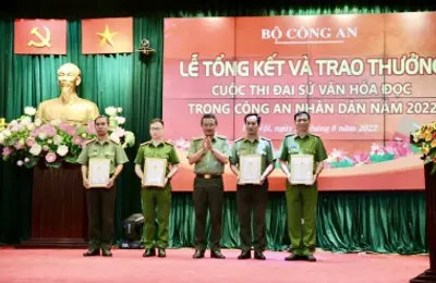 Trường Đại học CSND đạt giải nhất toàn đoàn Cuộc thi Đại sứ văn hóa đọc trong CAND năm 2022