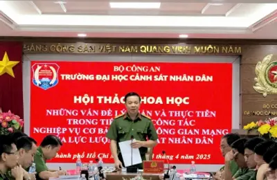 Hội thảo về công tác Nghiệp vụ cơ bản trên không gian mạng của lực lượng Cảnh sát nhân dân