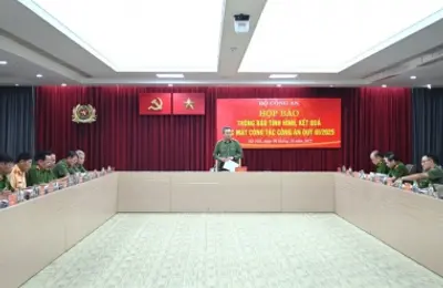 Họp báo thông báo tình hình, kết quả công tác công an Quý III năm 2025