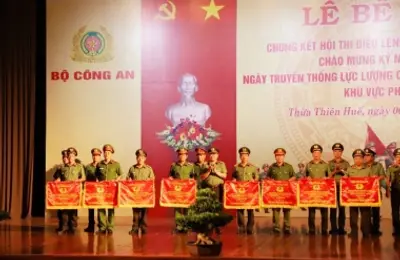 Bế mạc Chung kết Hội thi Điều lệnh, bắn súng, võ thuật CAND khu vực phía Nam