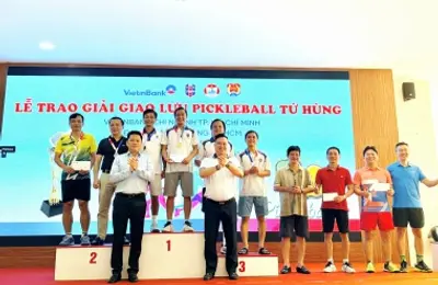 Trường Đại học CSND đạt thành tích cao tại Giải đấu giao lưu Picklebal Tứ hùng