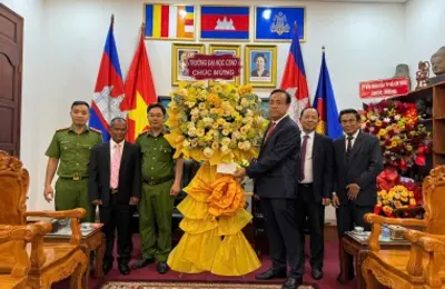 Trường Đại học CSND tổ chức nhiều hoạt động chào mừng Kỷ niệm 71 năm Quốc Khánh Vương quốc Campuchia