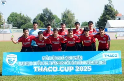 Trường Đại học CSND giành Huy Chương đồng Giải bóng đá sinh viên Đại học Quốc gia - Hồ Chí Minh mở rộng - THACO CUP 2025