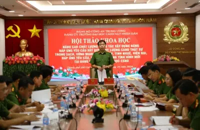 Nâng cao chất lượng công tác xây dựng Đảng tại Đảng bộ Trường Đại học CSND đáp ứng yêu cầu Nghị quyết số 12-NQ/TW của Bộ Chính trị