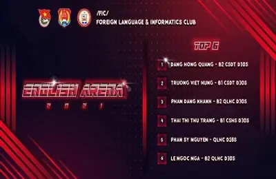 Chung kết cuộc thi tiếng Anh trực tuyến English Arena mùa 2
