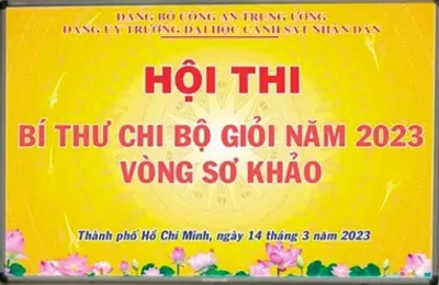 Khởi động hội thi Bí thư Chi bộ giỏi năm 2023