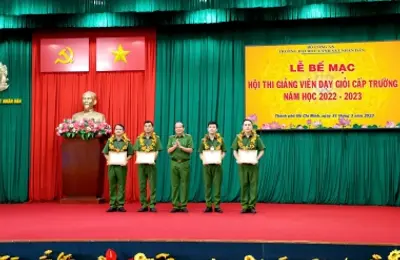 Bế mạc Hội thi giảng viên dạy giỏi cấp trường năm học 2022-2023