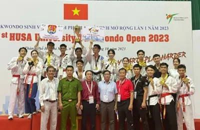 Trường Đại học CSND đạt giải 3 toàn đoàn giải Taekwondo sinh viên TPHCM mở rộng