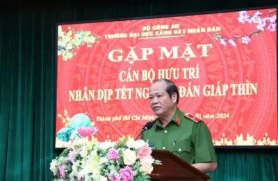 Gặp mặt hưu trí Trường Đại học CSND nhân dịp Tết Nguyên đán giáp thìn 2024