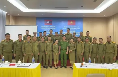 Nâng cao năng lực điều tra tội phạm về ma túy cho cán bộ, chiến sĩ Công an tỉnh SÊ KÔNG (Lào)