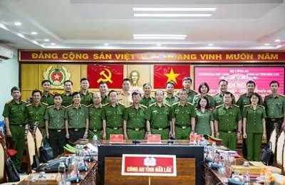 Sơ kết thực hiện Quy chế phối hợp giữa Trường Đại học CSND và Công an các tỉnh Tây Nguyên, giai đoạn 2022 – 2024