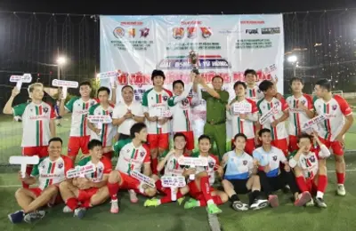 Giải bóng đá chào mừng kỷ niệm 28 năm Ngày truyền thống lực lượng Cảnh sát Điều tra tội phạm về ma túy