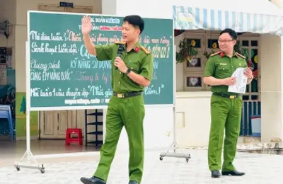 Tuyên truyền về giao tiếp, ứng xử, bảo đảm an toàn trên không gian mạng cho học sinh tiểu học
