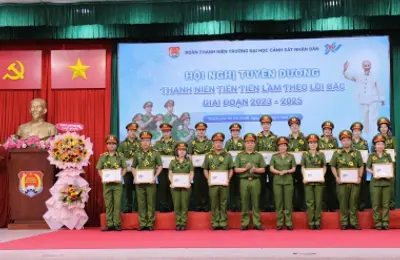 Tuyên dương 77 thanh niên tiên tiến làm theo lời Bác trong tuổi trẻ Trường Đại học CSND