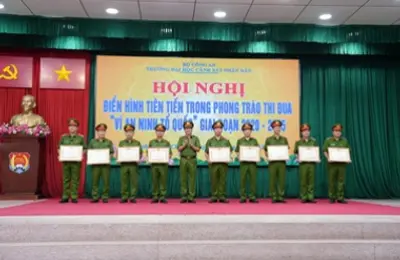 Trường Đại học CSND tuyên dương 90 tập thể, cá nhân điển hình tiên tiến trong phong trào thi đua “Vì an ninh Tổ quốc” giai đoạn 2020-2025