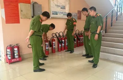 Kiểm tra an toàn phòng cháy, chữa cháy và cứu nạn, cứu hộ tại điểm đào tạo Thành phố Cần Thơ