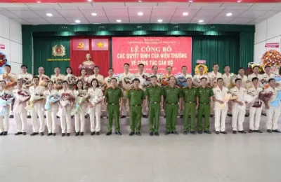 Trường Đại học CSND bổ nhiệm lại 31 đồng chí giữ chức vụ Trưởng phòng, Phó trưởng phòng và tương đương