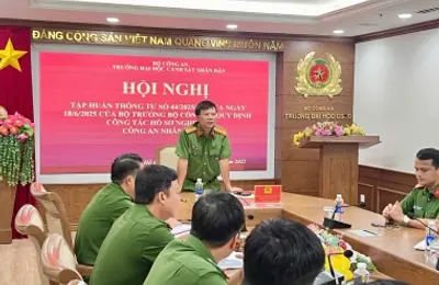 Tập huấn về công tác hồ sơ nghiệp vụ Công an nhân dân