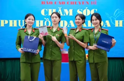 Chăm sóc làn da cho hội viên nữ Trường Đại học CSND