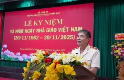 Trường Đại học CSND tổ chức Lễ Kỷ niệm 43 năm ngày Nhà giáo Việt Nam 20/11