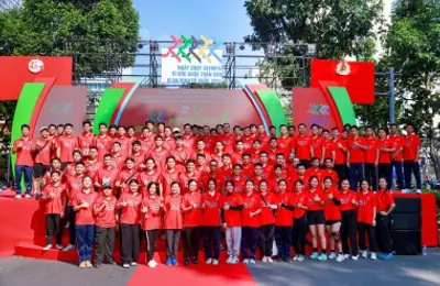 Cán bộ, giảng viên, học viên Trường Đại học CSND tham gia Ngày chạy Olympic - Vì sức khỏe toàn dân - Vì an ninh Tổ quốc năm 2026
